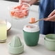 thumbnail image 4 of Manual Citrus Press Lemon Squeezer, Lemon Shape Dual-use Manual Fruit Squeezer, Manual Lemon Squeezer For Lemons/limes/oranges/orange/grapefruit -gree, 4 of 5
