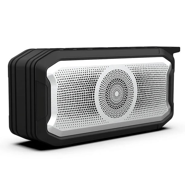 Altavoz Bluetooth, Altavoz Impermeable IPX5 con Sonido HD, Altavoces inalámbricos portátiles para el hogar/Fiesta/Exterior/Playa, Gadgets electrónicos, Regalo de cumpleaños (Negro)