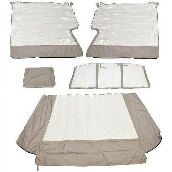 Ranger Boat Curtain Kit 308568 | 1670 Cadet Gray (Set of 5)