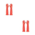 thumbnail image 2 of Yuarrent 1 par de guantes de limpieza, manopla de , tocados limpios, diseño grueso, accesorios para el hogar, cintura antideslizante, naranja / Naranja/M 2Conjunto, 2 of 6