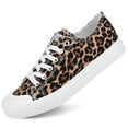 thumbnail image 6 of JENN ARDOR Women's Canvas Sneakers Low Top Shoes Clearance Women Shoes Leopard Print Size 7, 6 of 9
