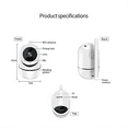 thumbnail image 3 of 1080P Wireless Camera 355° Camera Mini Pet Video Surveillance Camera with Wifi Baby Monitor Smart Home Black US PLUG, 3 of 9