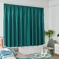 thumbnail image 6 of Blackout Window Curtains | Self-Adhesive No Drill Installation | Noise Reducing & Thermal Insulating Shades for Bedroom | 100x120 cm (39x47 inches) | Mint Green Pink Gray Beige Green Blue Light Blue, 6 of 9
