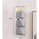 thumbnail image 3 of Organizador de armario sobre la puerta, 2 paquetes de bolsas de almacenamiento impermeables para colgar en la pared con 3 bolsillos para cocina, dormitorio, baño, gris, 3 of 4