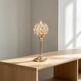 thumbnail image 6 of Handmade Crystal Metal Table Candlestick, Hollow Decorative Candlestick Ornament, Candle Holder Centerpiece for Home Office Dining, Elegant Tabletop Decor, Stylish Candlelight Accent, 6 of 6