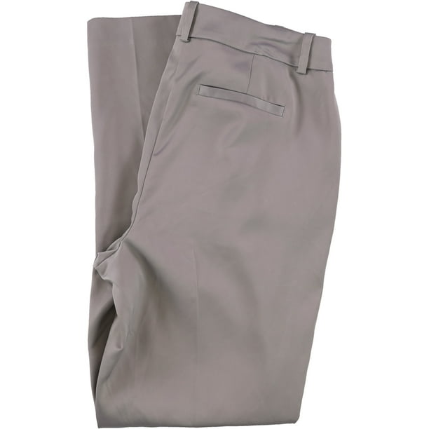 Alfani Womens Pleated Slim-Fit Casual Trouser Pants, Beige, 4 