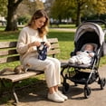 thumbnail image 2 of Portable USB Heated Baby Bottle Warmer, 3-Level Temperature Control Insulated Bottle Carrier Bag with Cute French Bulldog Print for Travel, Night Feedings, Outdoor Use & New Parents, 2 of 3