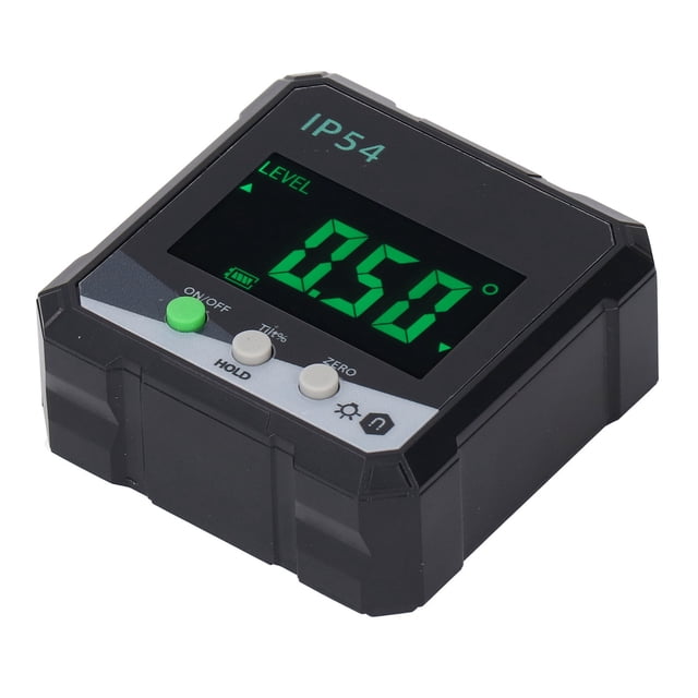 Medidor De ángulo Digital, Pantalla LCD Retroiluminada Caja De Nivel Digital 2 Modos Base Magnética Bajo Consumo De Energía Para Carpintería Sitio De Construcción