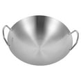 thumbnail image 4 of CRAFTHROU Stainless Steel Frying Pan Cooking for Daily Use 1Pack, 4 of 7