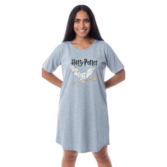 Harry Potter Womens' Wizarding World Broomstick Nightgown Pajama Shirt