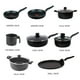 thumbnail image 2 of Batería de 15 Piezas T-fal Antiadherente Color Negro, 2 of 5