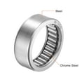 thumbnail image 3 of Uxcell 5/8x13/16x5/16" Needle Roller Bearings Open End Full Complement Drawn Cup ST14 Steel Silver Tone 1pcs, 3 of 5