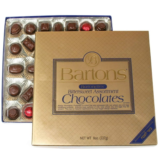 Bartons Bittersweet Assortment Chocolates, 8 Ounces (Pack