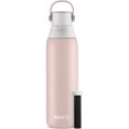thumbnail image 1 of Brita Insulated Stainless Steel Filtering Water Bottle with Straw, BPA-Free Water bottle for Sports, Travel or Hiking, Great for gifting, Easy-carry loop, Leak-proof lid, 26 Oz,, 1 of 7