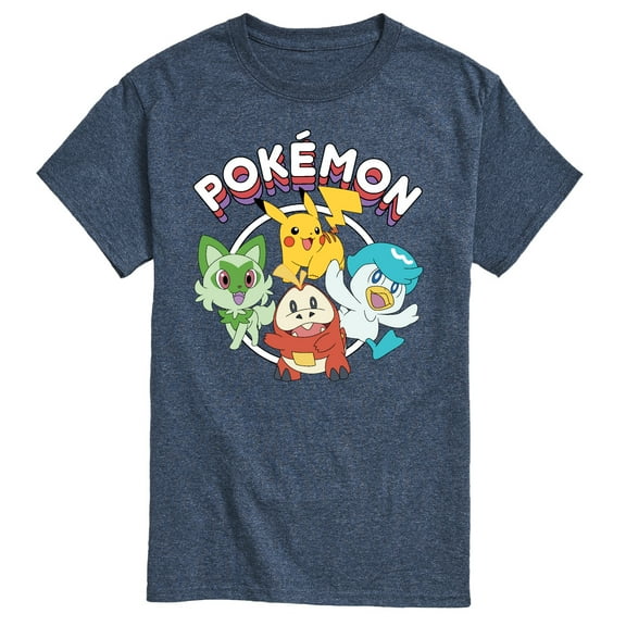 Pokémon - Scarlet & Violet Starters - Men's Short Sleeve Graphic T-Shirt