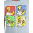 thumbnail image 4 of Simpsons Men's & Big Men's Cotton Graphic Tee, Sizes S-3XL, 4 of 5