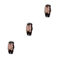 thumbnail image 4 of Guardurnaity Reloj de cuarzo para mujer Mano de obra fina Tiempo de viaje preciso Correa de cuero ajustable Reloj para mujer negro Type1 NO1, 4 of 6