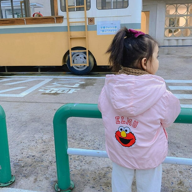 Chaqueta de plumon usable de doble cara para bebe abrigo acolchado de algodon para bebe de sesamo ropa para ninos y ninas prendas de vestir gruesas de invierno para ninos04 1 piezas90cm