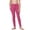 Hot Pink, variant on CPNG Girls Leggings Solid Color Skinny Pants Little Girls Ankle Length Slim Leggings Running Yoga Dance Athletic Leggings with Pocket(Purple,6-7 Years)