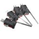 thumbnail image 2 of 4 PCS Limit Switches Waterproof Momentary Push Button Switch 2 Long Hinge Lever Micro Switches, 2 of 3