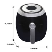 Total Chef Electric Air Fryer, 7 Cooking Presets, Digital Touch Controls