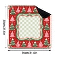 thumbnail image 6 of Christmas Mahjong Mat 31.5"x31.5", American Mahjong Mat, Mahjong Mats for Table, Bow Frame Vintage Anti‑Slip Game Pad, Mahjong Accessory for Indoor Winter Leisure Time, 6 of 7