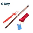 thumbnail image 1 of Bamboo Flute Professional Chinese Dizi Woodwind Musical Instrument G Key, 1 of 9