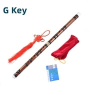 Bamboo Flute Professional Chinese Dizi Woodwind Musical Instrument G Key