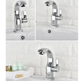 thumbnail image 1 of BESTYASH Vertical Type Water Tap Copper Bathroom Basin Taps Mixers 1Pcs, 1 of 8