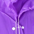 thumbnail image 7 of Rain Ponchos for Adults Kids Reusable 1/2Pcs Raincoats Emergency for Women Men with Hood and Drawstring, 7 of 7