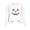 White, variant on vzibsiv Womens Spooky Season Pumpkin Face Rhinestone Sweatshirt Classic Crewneck Top,White L