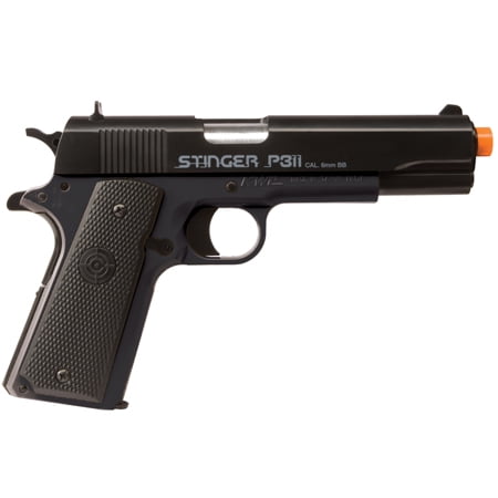 Crosman Elite Stinger ASP311B Airsoft pistol 325 FPS black Spring (Best Starter Airsoft Pistol)