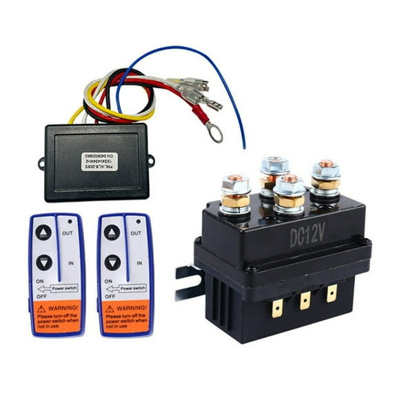 12V 500A Winch Relay 4450 Set with 2 Remote Controls Controller Relay Set