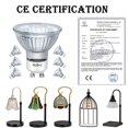 thumbnail image 4 of Bombillas halógenas MOFALA para calentar velas, 35 W, 110 V, 2 unidades, para calentador de cera, 4 of 7