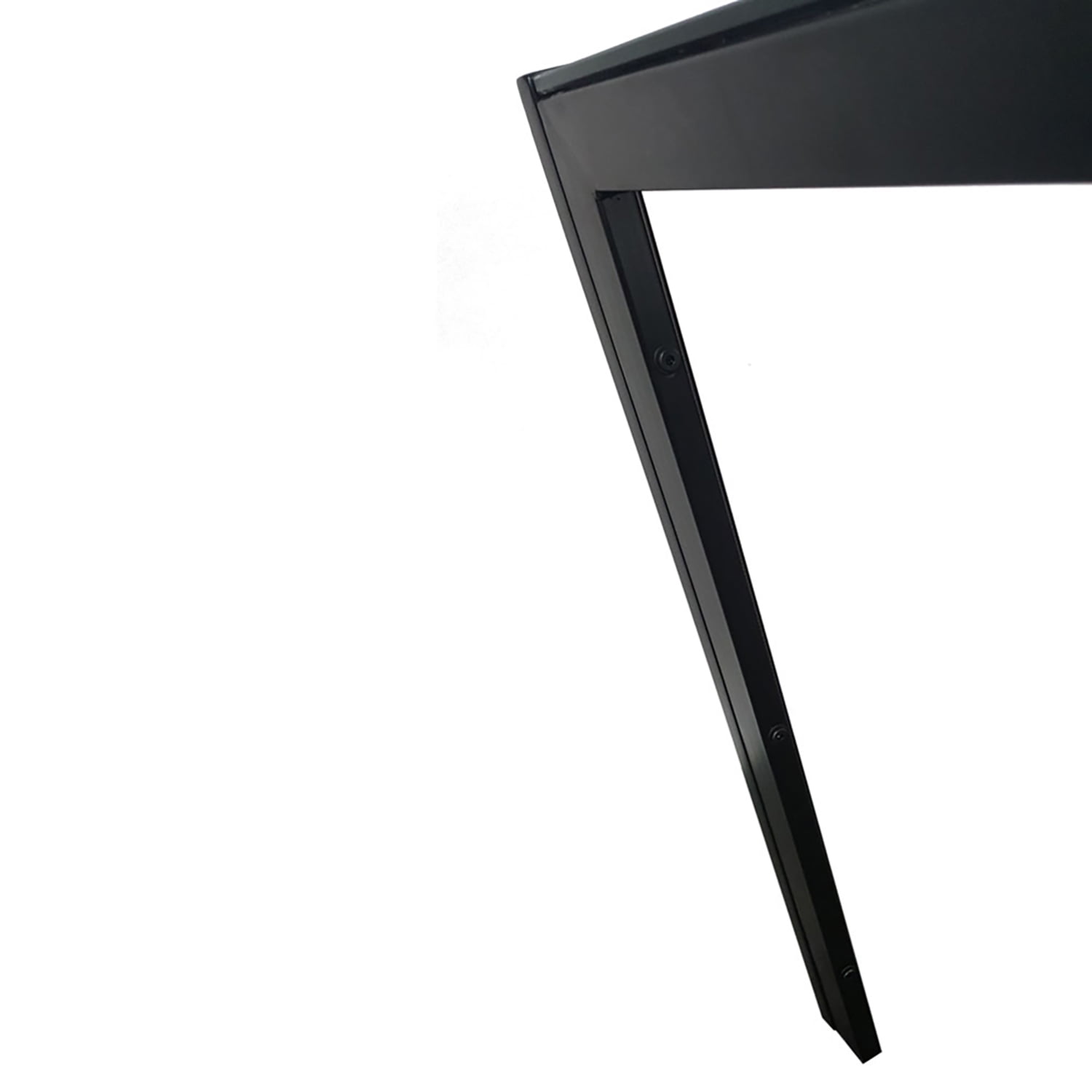 YYAo Black Dining Tables for 4, Glass & Iron Kitchen Table YYAo Black Dining Tables for 4, Glass & Iron Kitchen Table