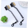 thumbnail image 3 of 4pcs Golf Brush Accessories Golf Cleaning Brush Club Cleaner Tool Dual Sided Club Brush Club Groove, 3 of 5