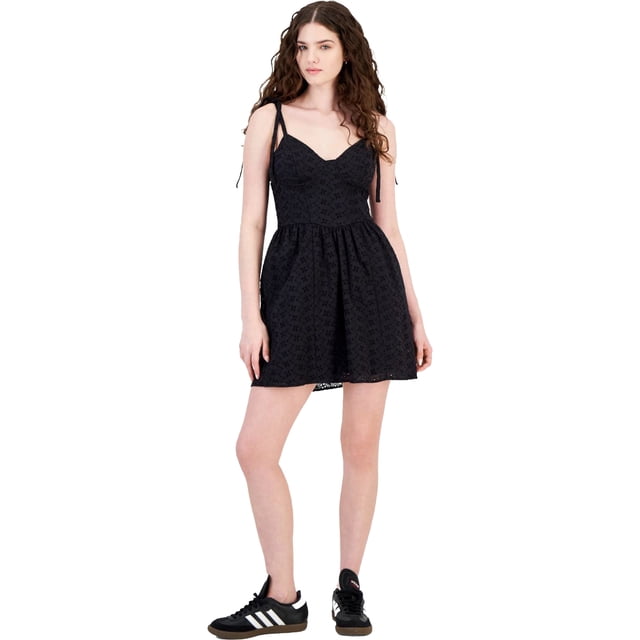 Self Esteem Robe Corset Mini Élégante pour Femmes, Noir, Juniors, Très Grand