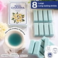 thumbnail image 3 of TRUMIRI Nag Champa Scented Wax Melts - Made with Non Toxic Soy Wax and Essential Oils - Pack of 4 Total 32 Wax Melts - Long Lasting Strong Scent Pet Safe Candle Wax Cubes Tarts for Warmers, 3 of 4