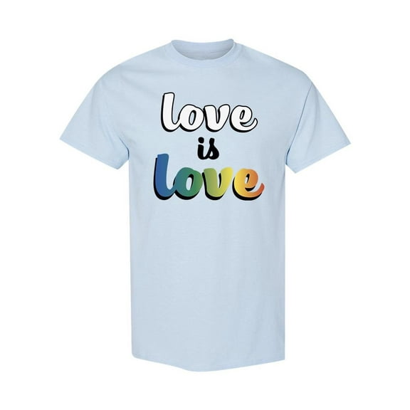 Love Is Love T-Shirt Men -SPIdeals Designs, Male Small