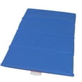 thumbnail image 2 of Angeles 1" 4 Section Folding Rest Nap Mat - Red/Blue, 2 of 4