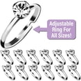 thumbnail image 3 of Bridal Shower Games - Put a Ring on It Bridal Shower Game with Fake Rings, Bridal Shower Decor, Bridal Shower Decorations, Bridal Shower Games for Guests (Craft - Silver 12 Count), 3 of 3