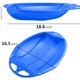 thumbnail image 4 of de nieve resistente de 2 piezas - de nieve de invierno Toboggan Juguete de invierno para niños y adultos, 4 of 8