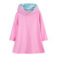 thumbnail image 4 of XYAIYT Long Sleeve Dresses for Girls Solid Color Long Sleeve Knee Length Dress Comfy Lightweight Kids Clothes, 4 of 6