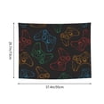 thumbnail image 6 of Picia Gamepad Joystick Game Pattern Tapestry-Tapestries for Bedroom Living Room Dorm(29x37"), 6 of 8