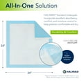 thumbnail image 3 of HALYARD Premium Disposable Underpads, 23 X 24 Inches Chux Pads - Light Blue, Case of 200 - Incontinence Bed Pads for Adults with Airlaid Core for Moisture and Odor Control, 3 of 8