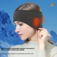 thumbnail image 5 of KeirineCC Ear Warmers Headband, Fleece Earmuffs Running Headband Winter Ear Covers Moisture Wicking Ski Sport Headband for Men & Women, Winter Fleece Ear Warmers Muffs Headband - Gray, 5 of 6