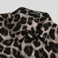 thumbnail image 3 of INCERUN Men's Sexy Fancy Leopard Print Short Sleeve Button Down Lapel Shirt Top, 3 of 7