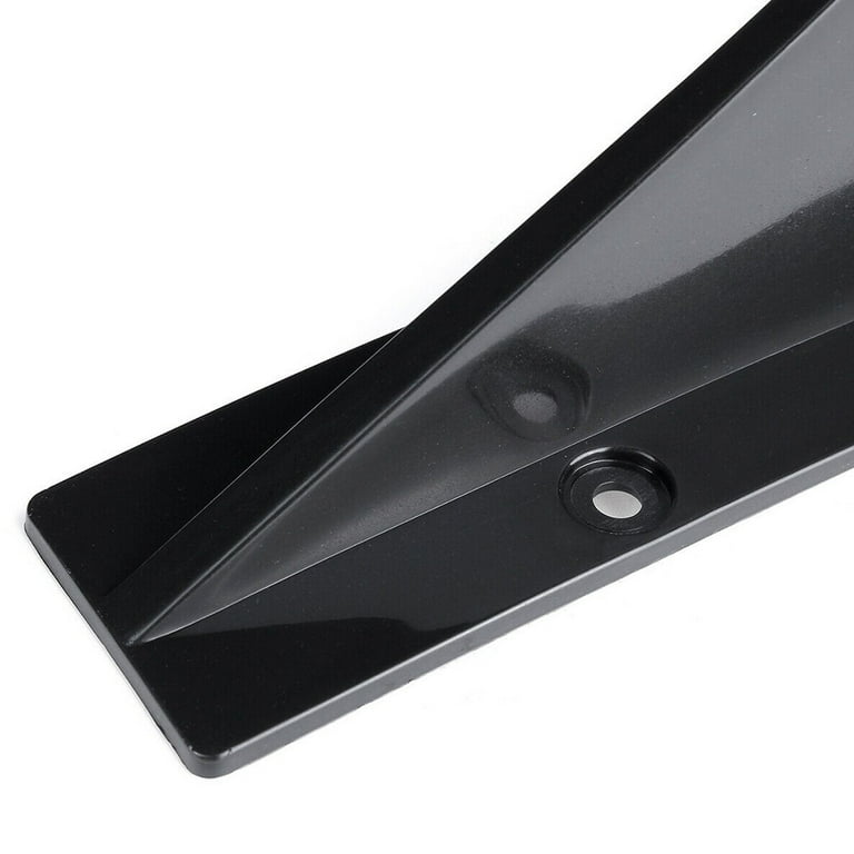 Rear Bumper Diffuser Lip Splitter Fin Trim Cap for Chrysler 300, ABS Plastic, Black, 4PCS/Set, Exterior Upgrade, Easy Install with Adhesive Tape Included