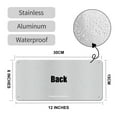 thumbnail image 2 of BTFSigns 6 x 12 inch Restroom in Rust-Free Aluminum, Metal Signs for Door, Black and White, Rounded Corners, Durable, Long Lasting, 2 of 7
