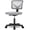 Gray, variant on Demi Bonn Office Desk Chair No Wheels, Ergonomic Executive Sled Base Mesh Computer Chairs, Comfy Arms, Lumbar Support, Orange